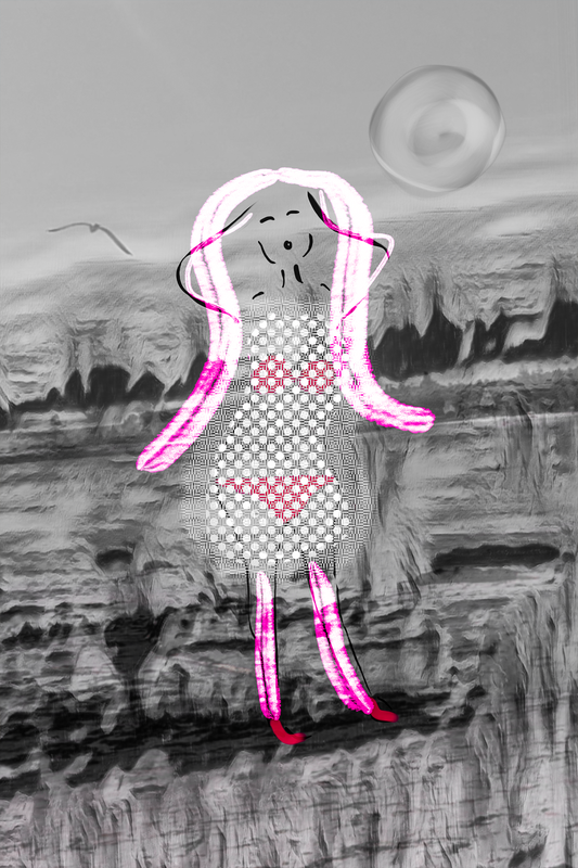 "She Came Down for a Swim But Put a Dress on and Decided to Dance"