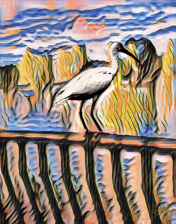Bird Song (8"x10" framed)