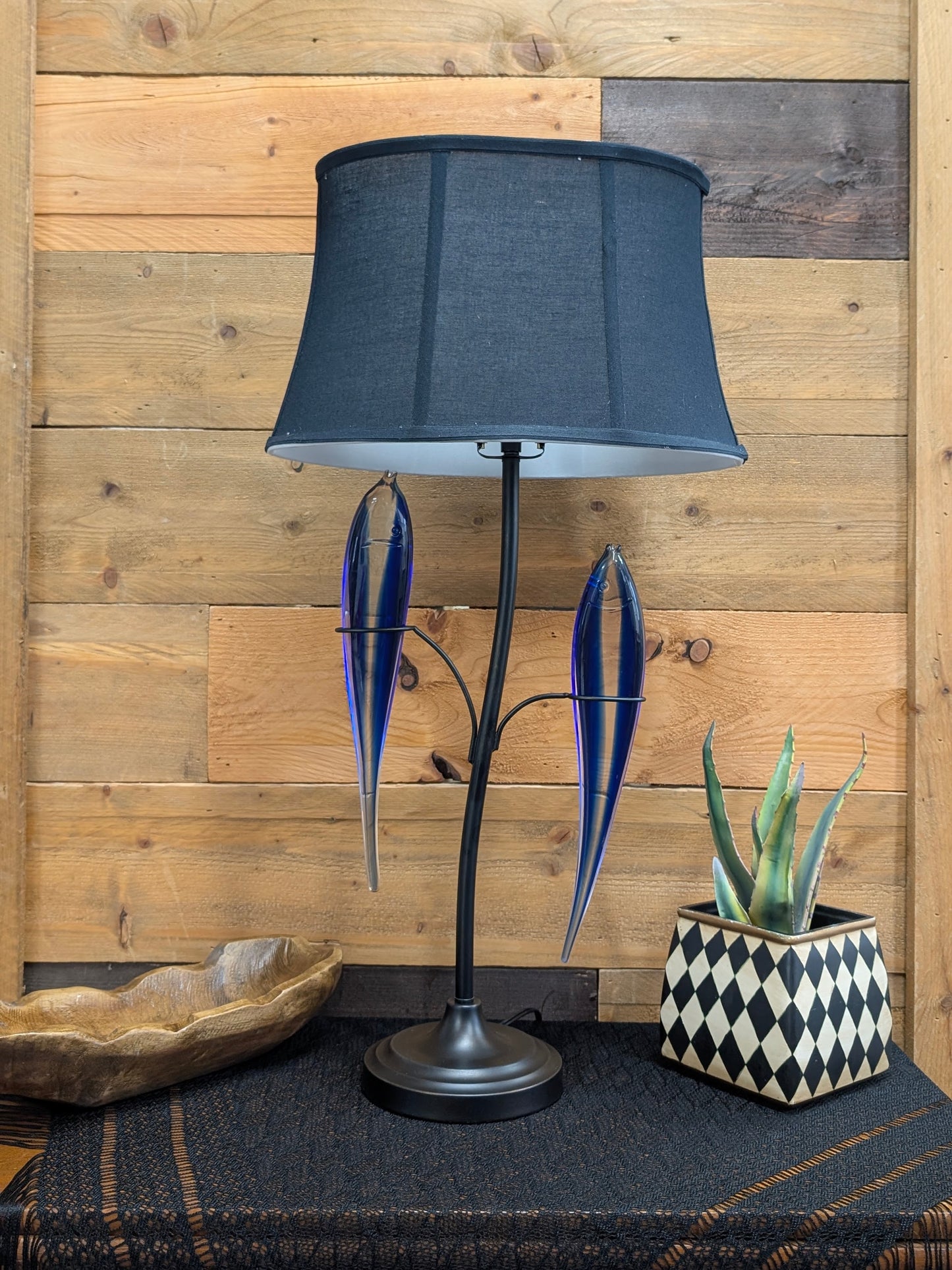 Modern / Rustic Fish Lamp